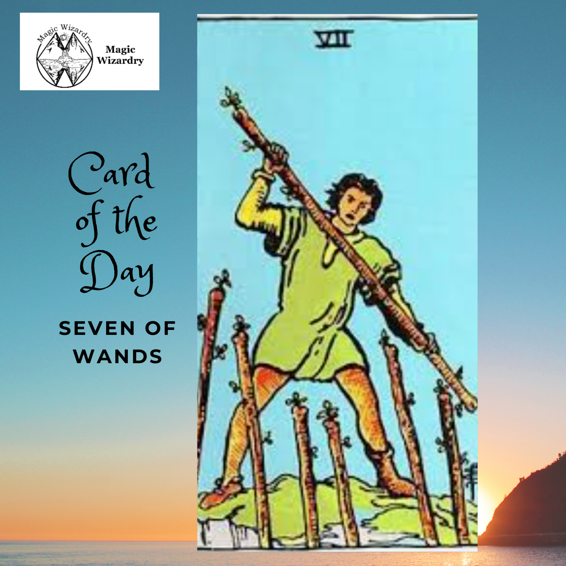 Seven of Wands Daily Card